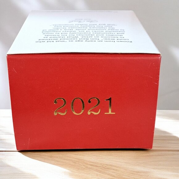 *NEW* Hallmark WINE TIME Wine Glass Christmas Ornament 2021 - Picture 3 of 5